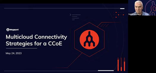 Multicloud Connectivity Strategies for a Cloud Center of Excellence: Watch the on-demand webinar.